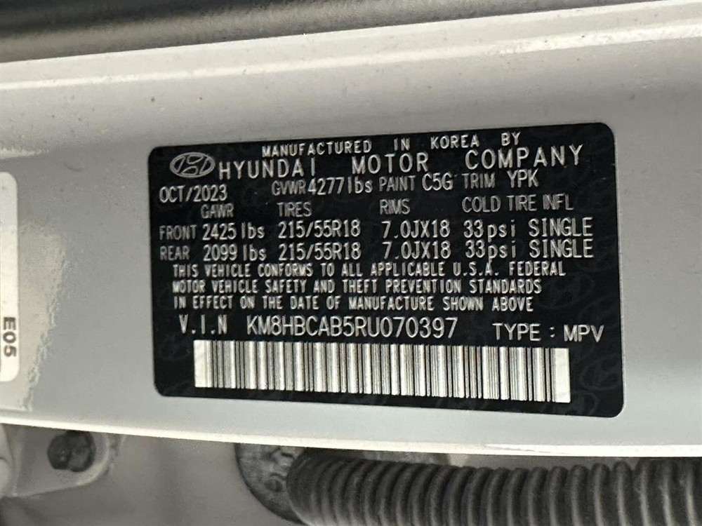Camera/Projector Camera Front Windshield Mounted Fits 24-25 KONA 2828472