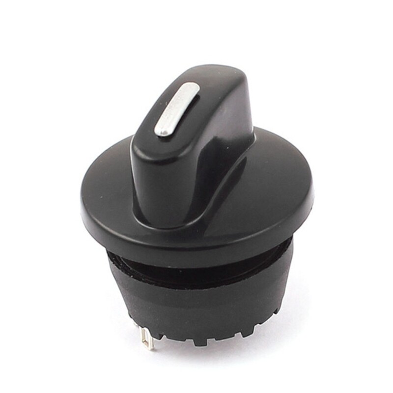 Fan selectors rotating switches with Black Control Knobs 4-Position 3-Speed