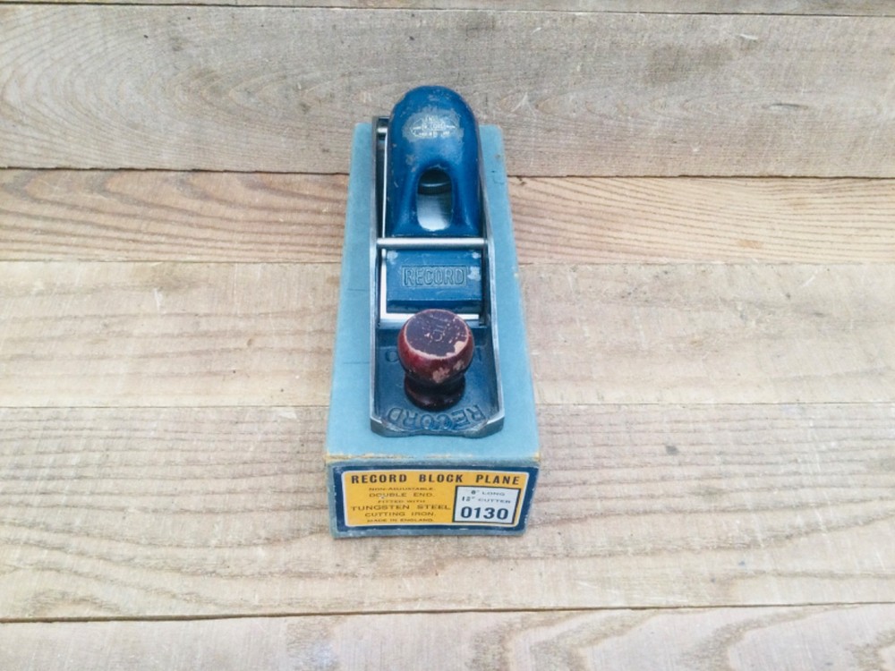 Vintage Record Block Plane