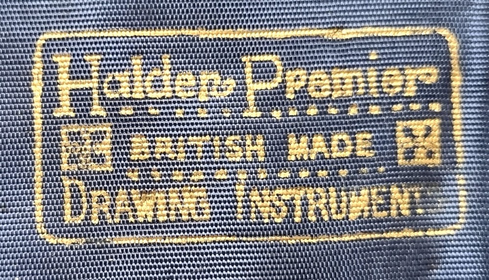 VINTAGE CASED SET HALDEN PREMIER DRAWING INSTRUMENTS FLAT PATTERN - BRITISH MADE