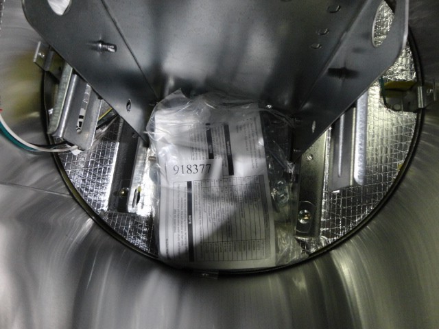 Upblast Exhaust Fan Belt Drive Motor 115v ACCUREX XCUBE-160-10-1-26-6