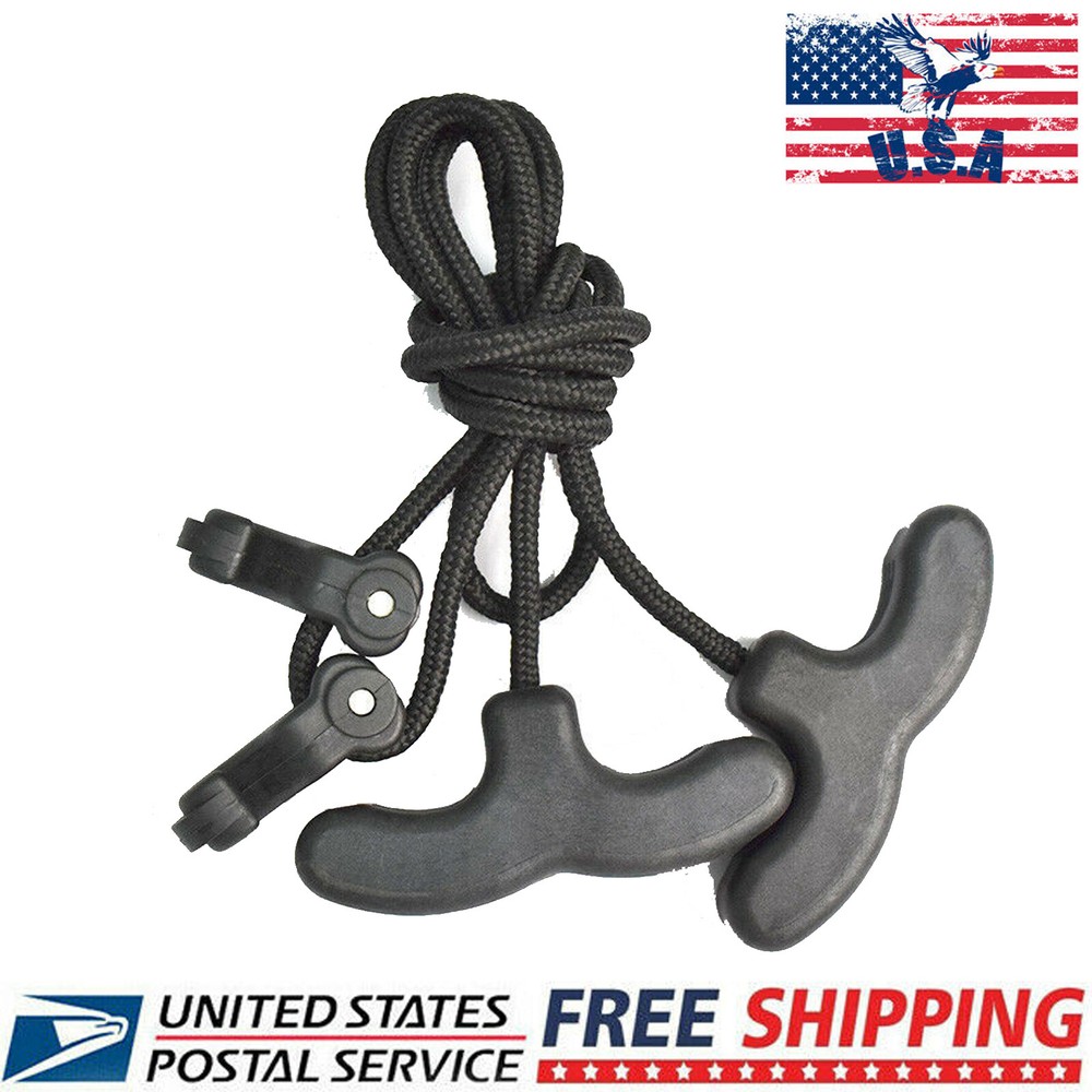 1XArchery Crossbow Cocking Rope Device Tool Cocker Double Handle String US stock