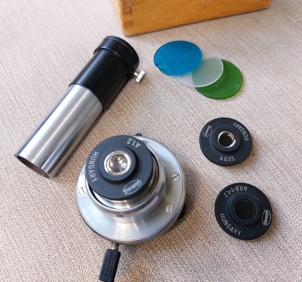 Condenser for microscope Gamma Hungary slit dark bright field