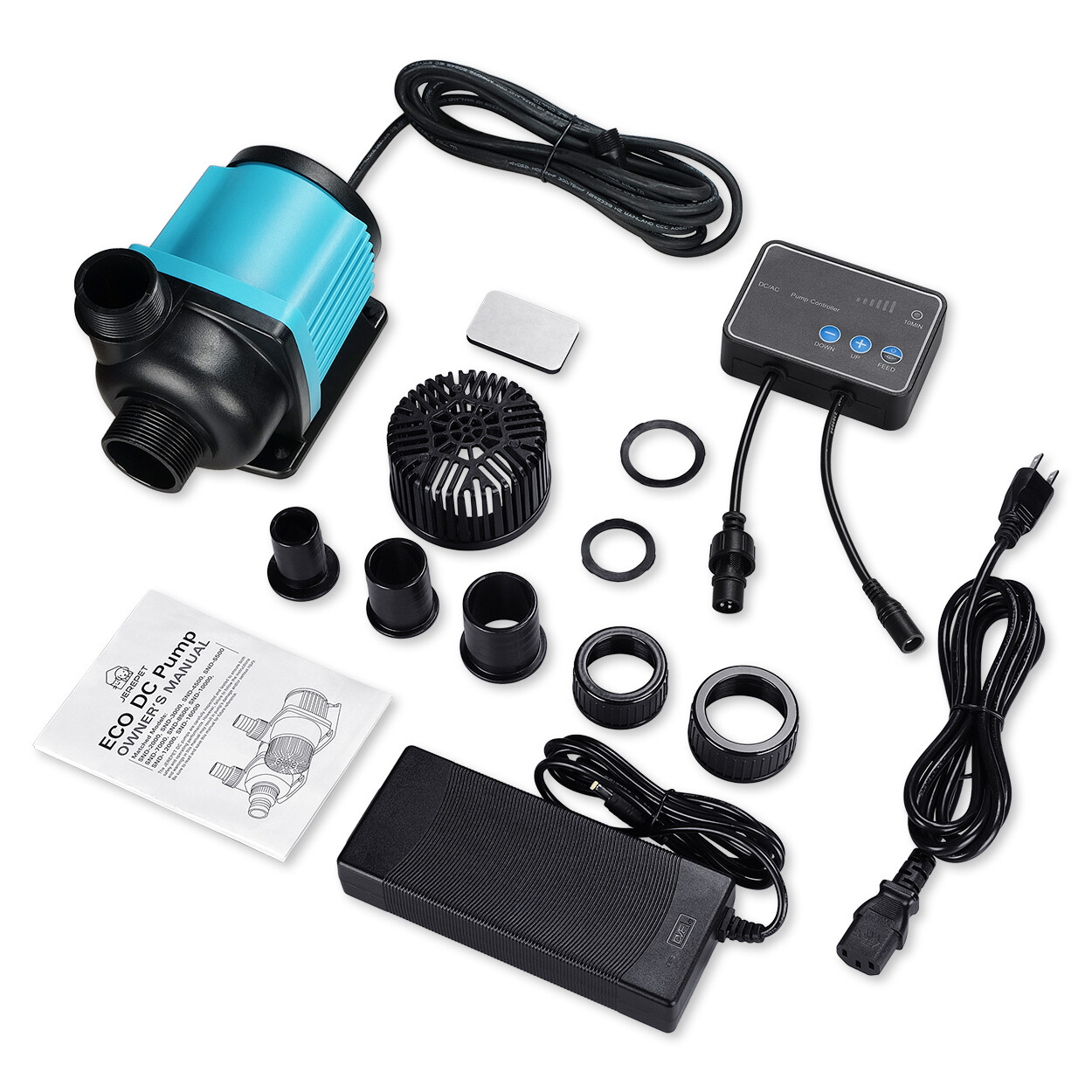 Aquarium 24V DC Water Pump with Controller , Submersible and Inline Return Pump