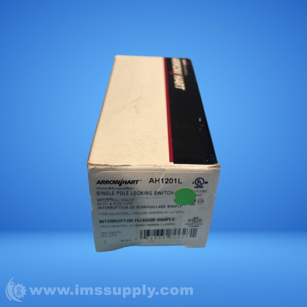Arrow Hart AH1201L Single Pole Locking Switch FNOB