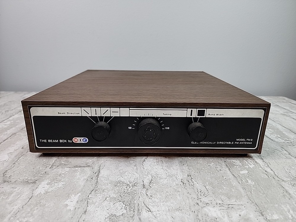BIC The Beam Box Model FM8 Electronically Directable FM Antenna Untested Read*