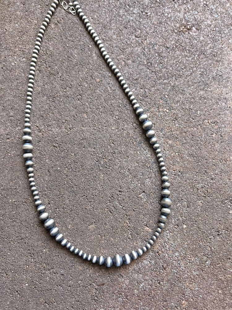 Sterling silver multi graduated 20 Inch
