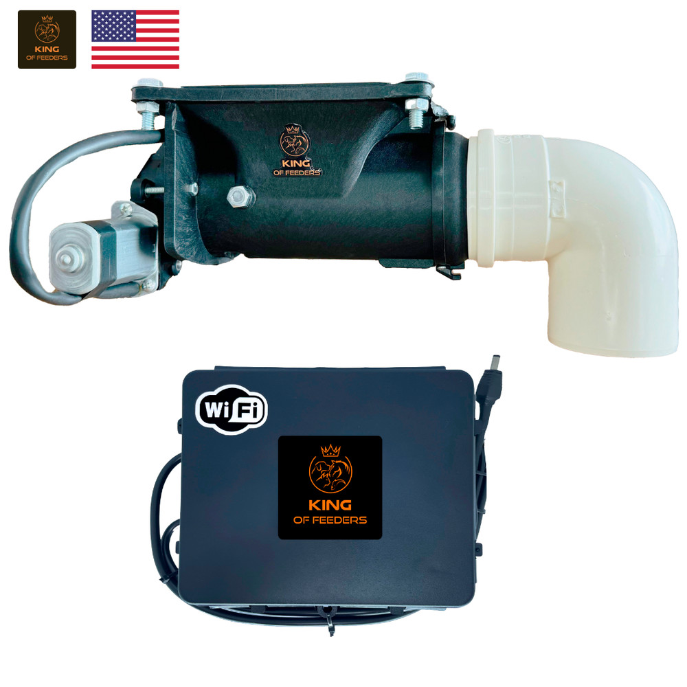 WiFi Automatic Feeder with Y- Splitter two animals
