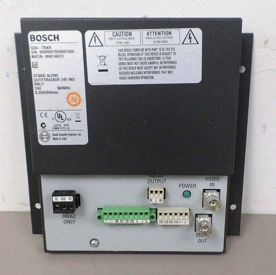 Bosch Security Systems G3A-TRKR Stand Alone Autotracker 24V