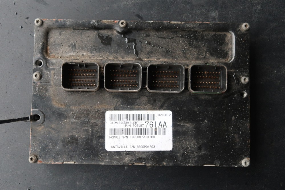 2008 CHRYSLER PT CRUISER ECM ENGINE COMPUTER (A2) 68019813ac