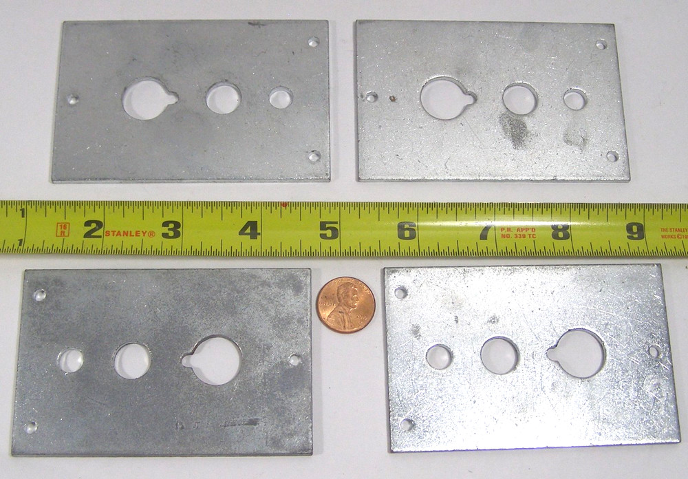 Unknown Brand G Scale Model RR Weights 4ct 4oz ea   C5Y