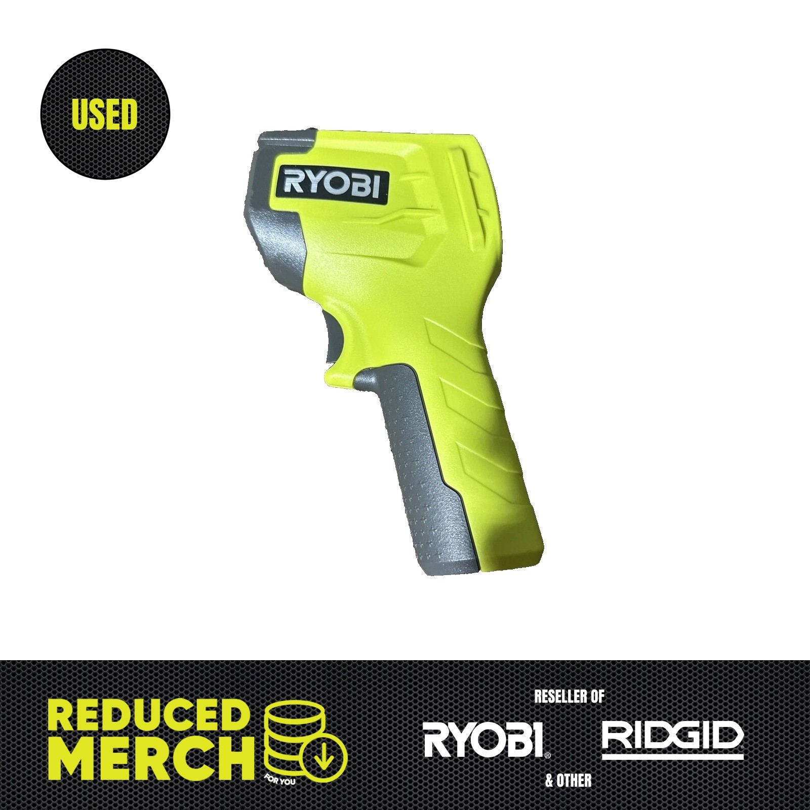 Ryobi IR002ID Digital Display Hot Cold Laser Infrared Thermometer Wq-14