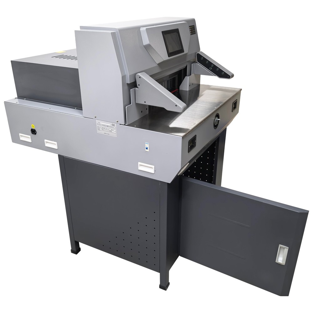 520V8 Electric Program Control Paper Cutter Machine, 20.47''/520MM Cutting Width