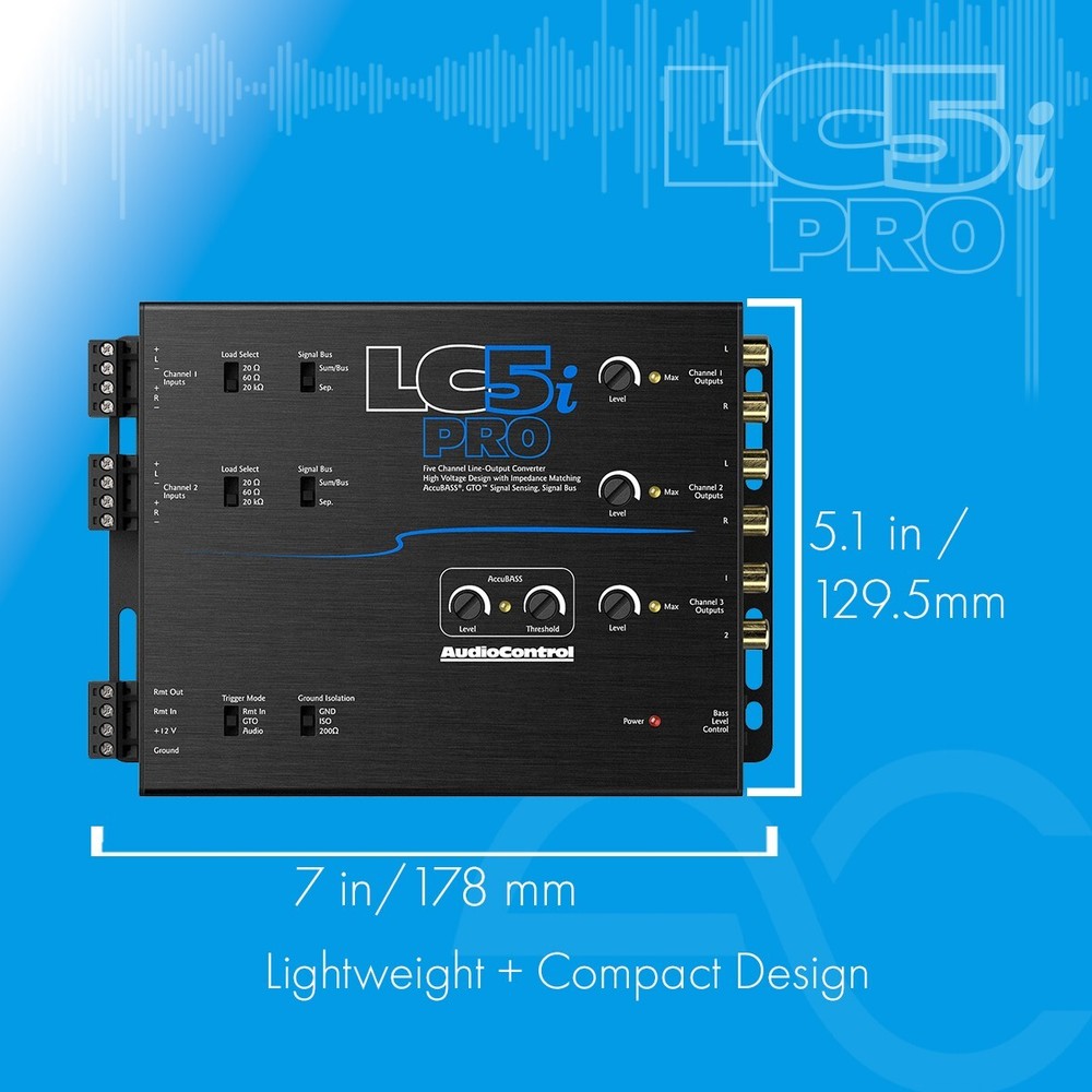AudioControl LC5i PRO+LPHFD21 Amplifier Integration Solution for 2011-2020 Ford