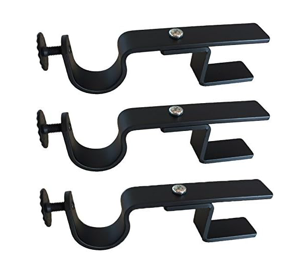 NoNo Bracket - No Drill Inside Mounted Curtain Bracket Attachment for Blinds