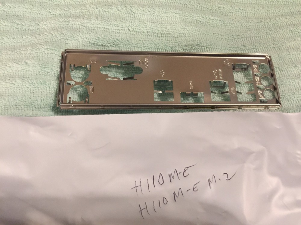 ASUS IO SHIELD FOR ASUS H110M E M.2 ,CLASS-A, METAL