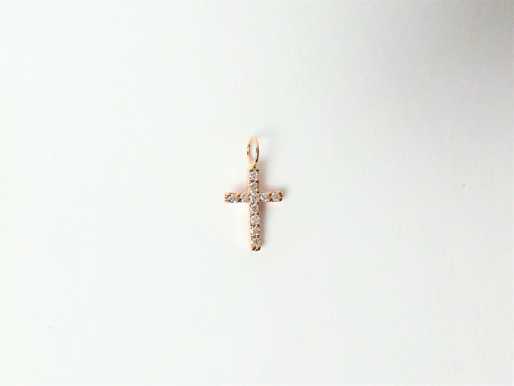 SMALL DIAMOND CROSS PENDANT
