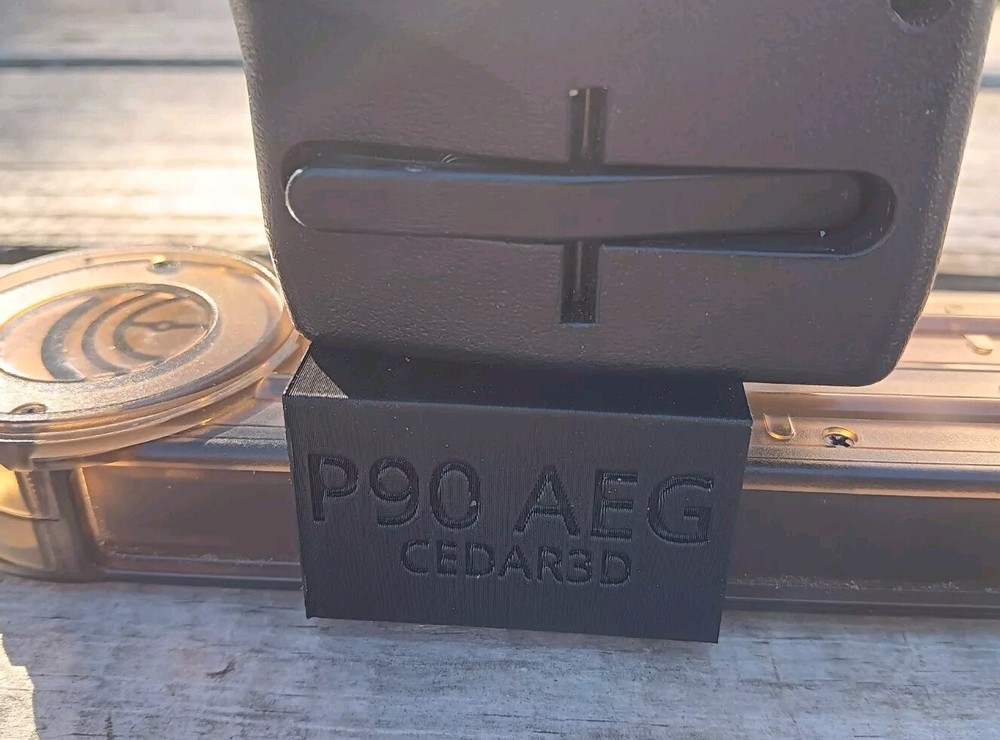 Airsoft P90 AEG Odin Speedloader Adapter (Black)
