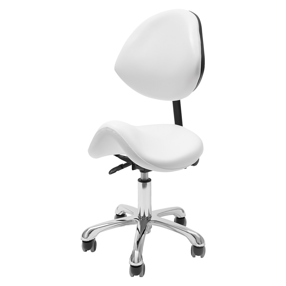 Ergolution Ergonomic Saddle Stool W/ Backrest -Work Stool,Office Stool-Seat