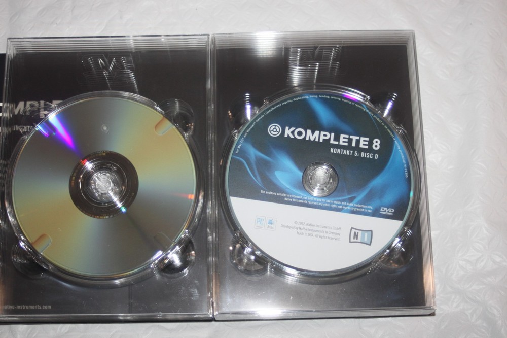 The Komplete 8 Instruments & Effects Collection Discs (Educational Version)