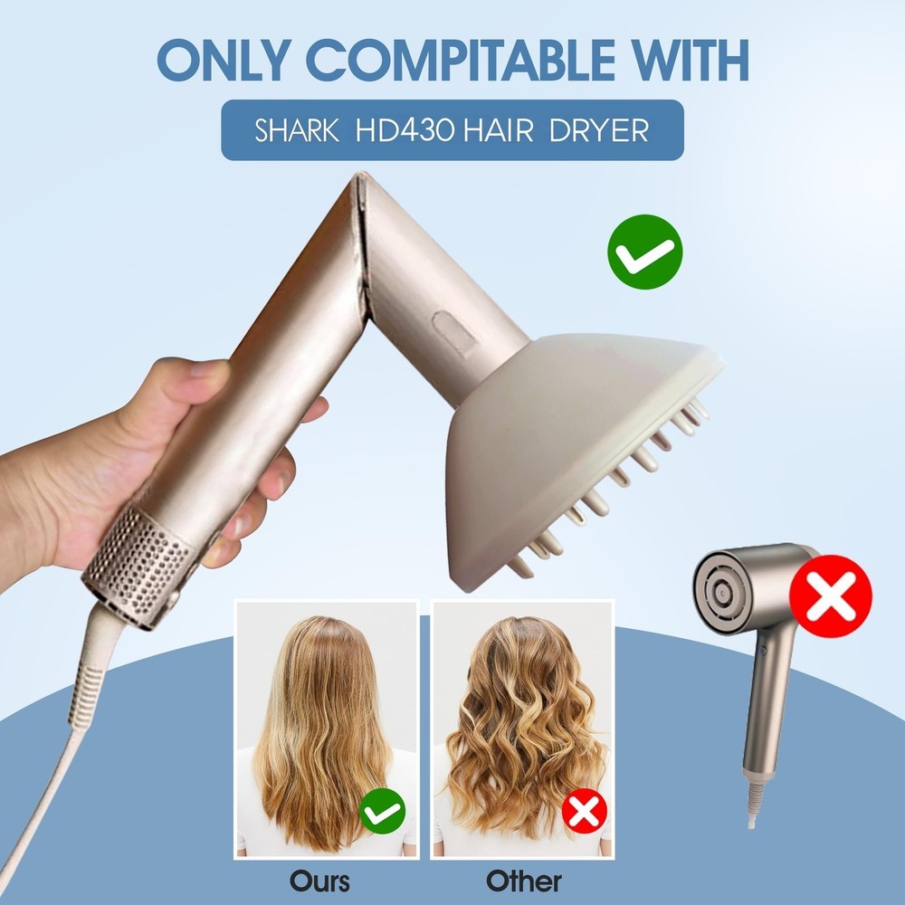 Diffuser Attachment for Shark HD430 Hair Dryers,Diffuser attachment hair,curl...