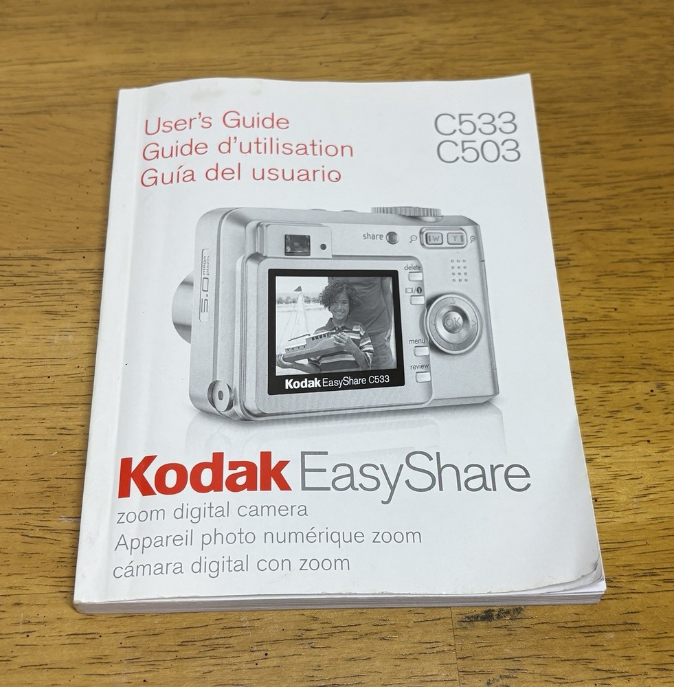 Kodak EasyShare C533 C503 User’s Guide Manuel ONLY