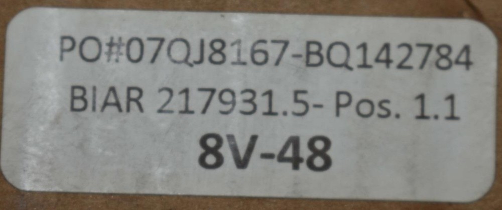 Biar Sampling Systems In-Line Sample Station w/ Sampling Valve 8V-48 ++ NEW