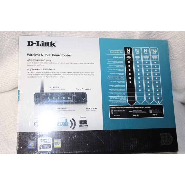 D-Link Wireless N 150 Home Router DIR-601 (New)