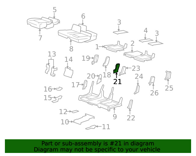Genuine GM Hinge Cover 19122755
