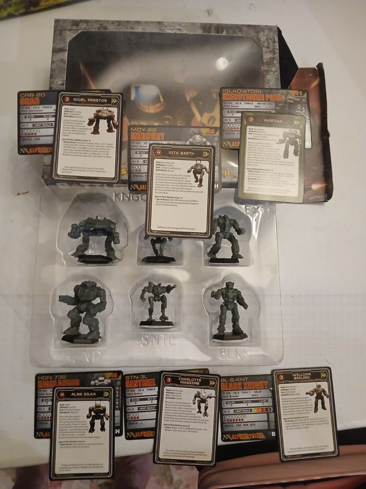 Battletech Comstar Command Level II Catalyst King Crab Highlander Mercury Knight