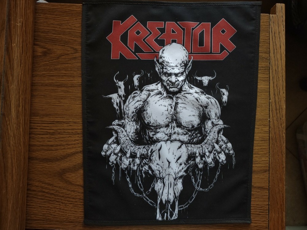 KREATOR # 1,SEW ON SUBLIMATED LARGE BACK PATCH
