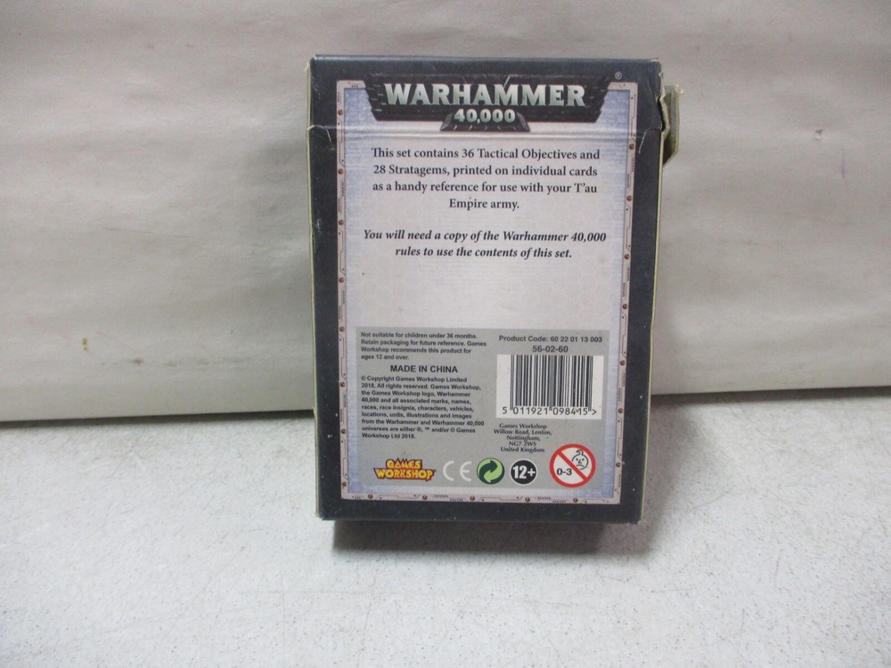 Warhammer 40000 Datacards T'au Empire