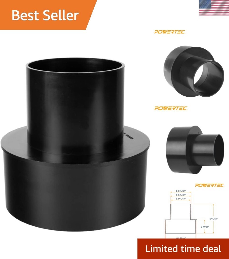 Durable 6" to 4" Dust Collector Hose Reducer - Improve Workshop Efficiency
