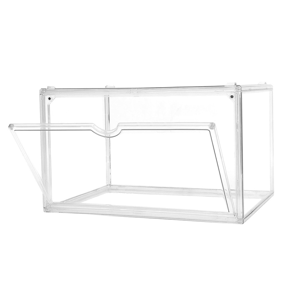 Sewup Shoe Boxes Clear Plastic Stackable Acrylic Sneaker Shoe Display Case Tr...