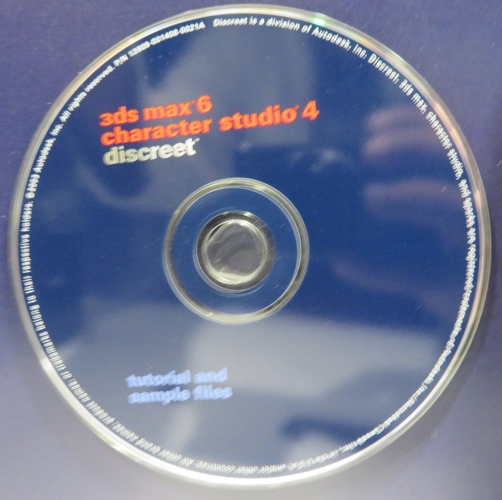 Autodesk 3DS Max 6 Discreet FULL Software & Resources Box 6 COM Upgrade - MAX R4