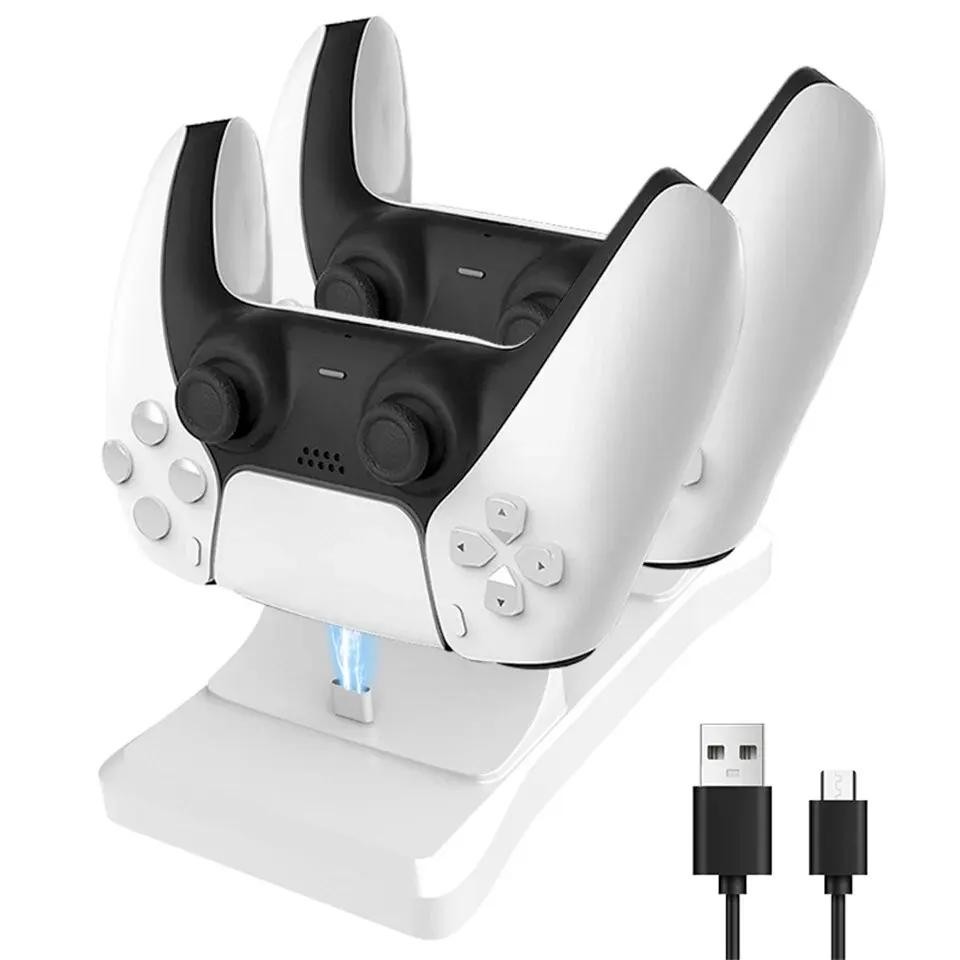 Dual Controller Charging Stand for Playstation 5 Controller Charger