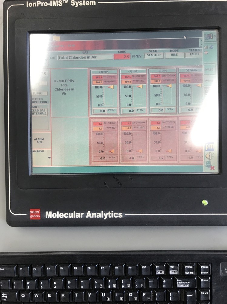 MOLECULAR ANALYTICS IONPRO-IMS HMI Mobile SyStem TOTCL2 0-1000 PPS CL2 Analyzer