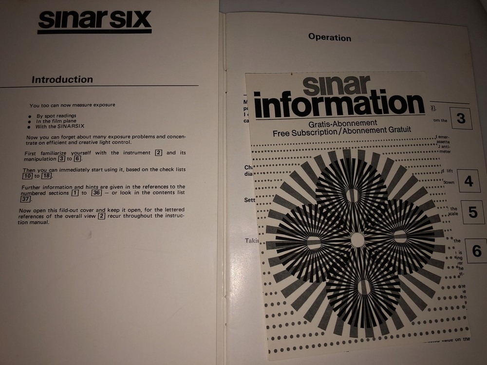 [Untested] Gossen Sinar Six Light Meter Set in Leather Case – Needs Cleaning