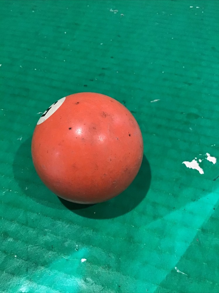 VTG Replacement Billiard Pool Ball 2 1/4" Diameter Number 5 Orange Solid (A)