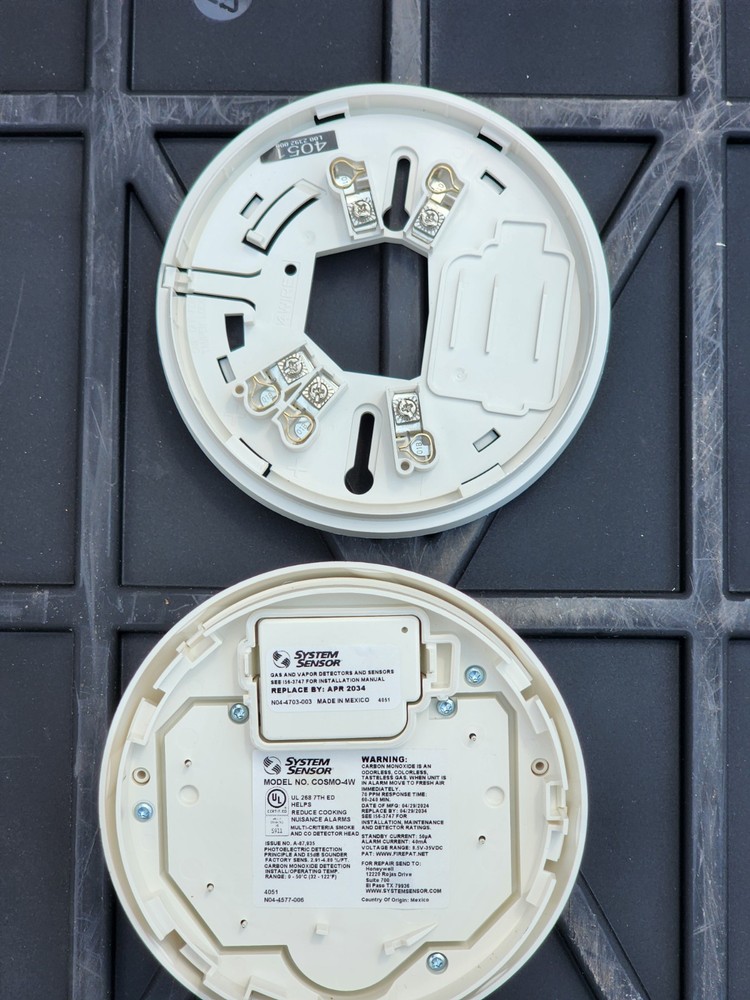 System Sensor COSMO-4W i4 Series 4-Wire CO & Smoke Combination Detector
