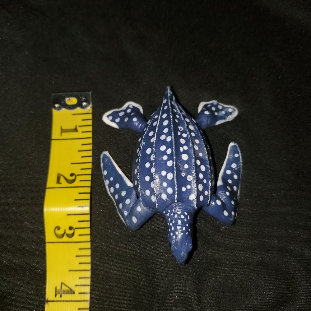 Blue Leatherback Sea Turtle Figure