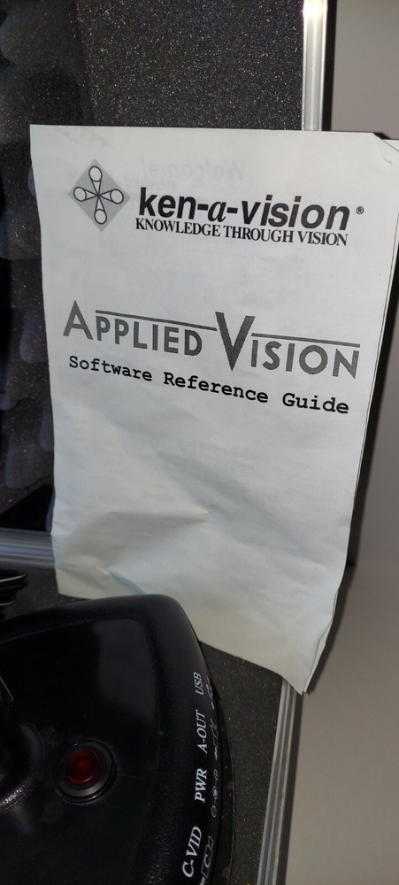 Ken A Vision Video Flex 7600 Document/Microscope Camera 8mm ☆NO Manual,Adp,Disk.