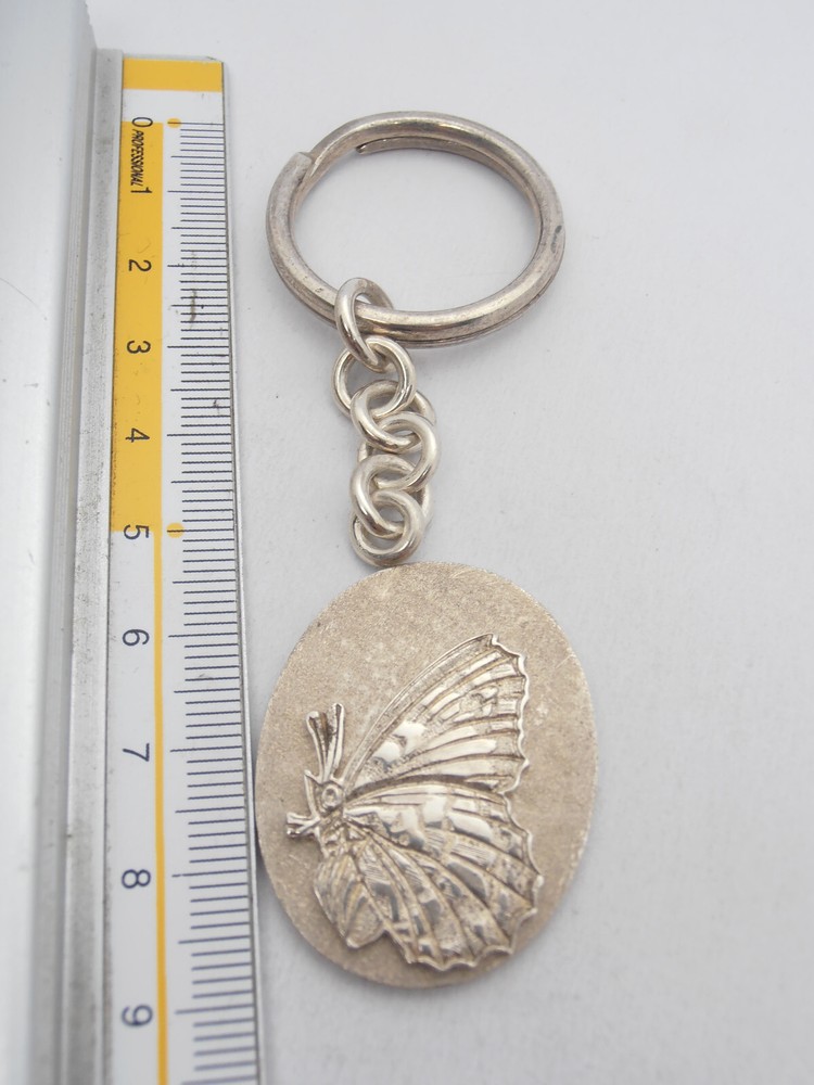 Butterfly: 925 Silver Keychain - Lepidopteran - Keys - Breeze -