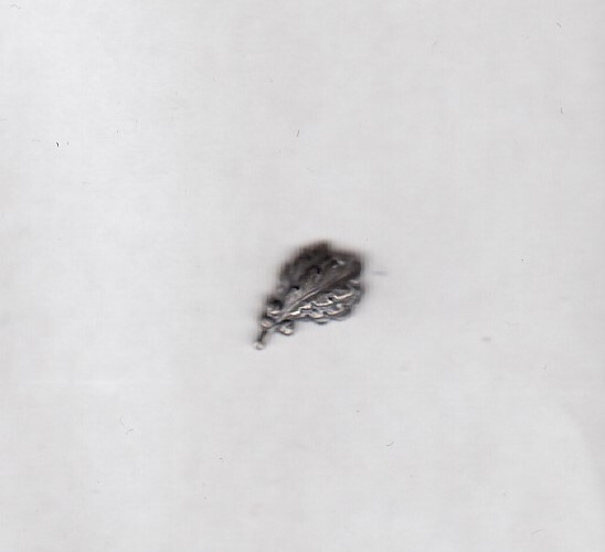 US Silver Oak Leaf Cluster Award Ribbon medal citation 5 OLC device ~7/16" Large