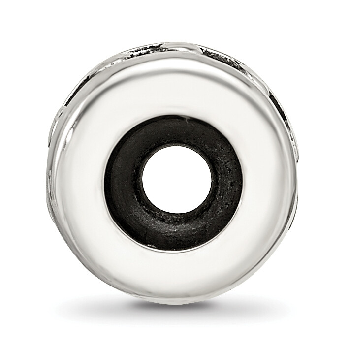 Silver Reflections Stopper/Spacer Bead QRS1401