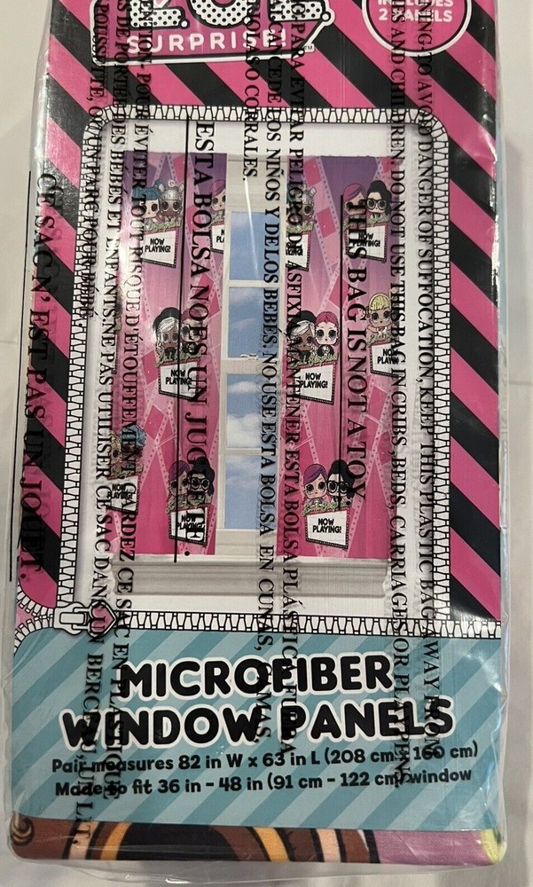 L.O.L. Surprise! Microfiber Window Panels