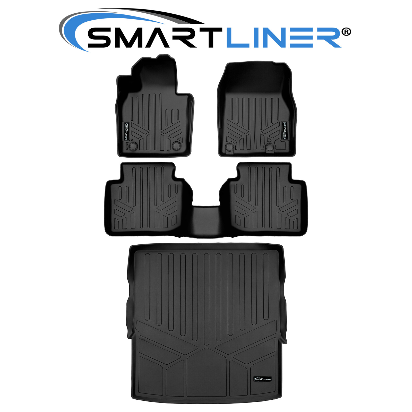 SMARTLINER Custom Fit Floor Mats Cargo Trunk Liner Set OEM 2023-2025 Mazda CX-50
