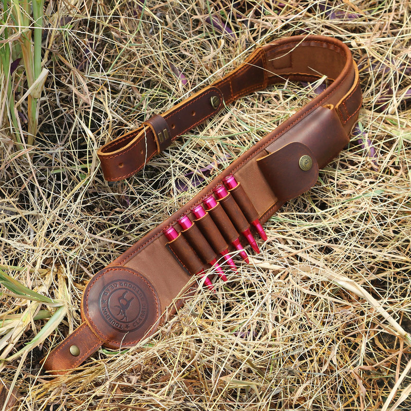 Adjustable Rifle Sling with Swivel - Accessories Pouch & Shooting Rest Loop