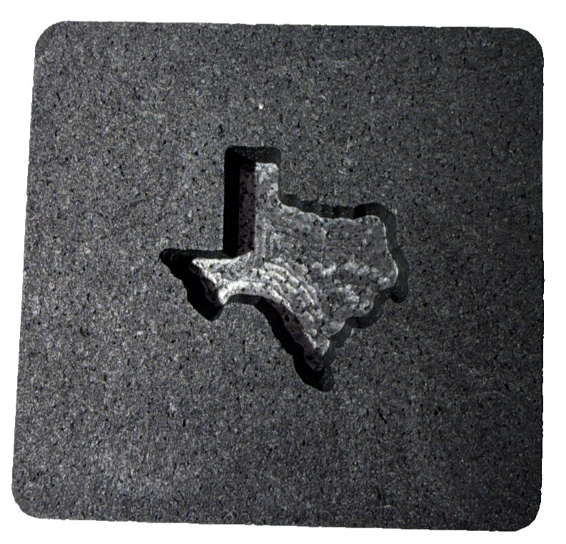 Graphite Ingot Mold For Casting 1 oz Gold Texas