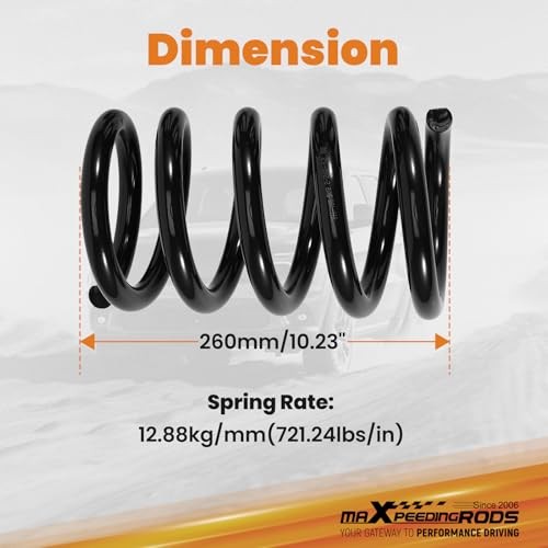 maXpeedingrods 3” Front Lowering Spring for Dodge Ram 1500 2002-2008 3" Front
